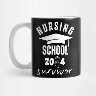 Nursing School Survivor, Nurse Graduation Mug